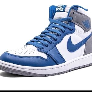 Air Jordan 1 Retro High OG GS) “True Blue” Kids SIZE US 4.5Y